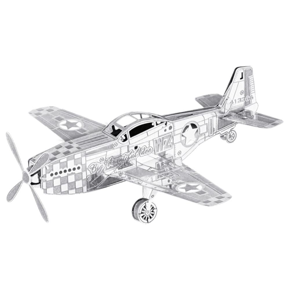 Metal Earth, 3D Model Kits, Metal, Art & School, Mustang P51 Bomber, 2353